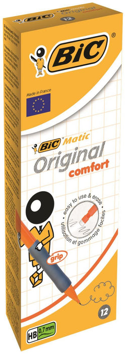 Best Value Bic Matic Grip Autopencil 0.7mm Assorted PK12