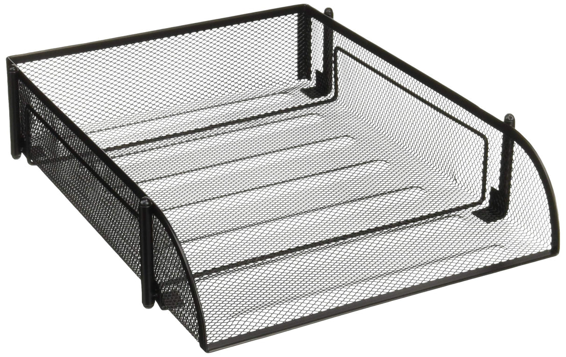 Office Depot Letter Tray Black Wire Mesh 25.5 x 33.5 x 7 cm