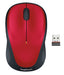 Best Value Logitech M235 Wireless Mouse, 2.4 GHz with USB Unifying Receiver, 1000 DPI Optical Tracking, 12 Month Life Battery, PC / Mac / Laptop - Optical Red