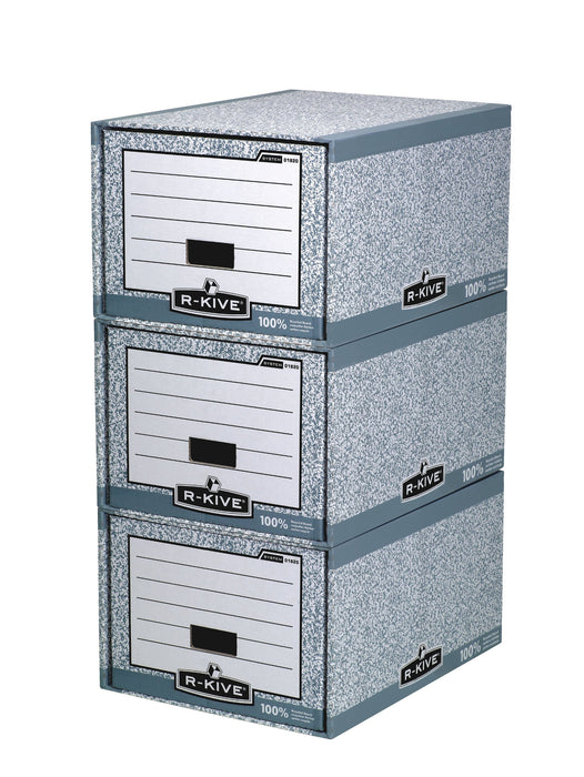 Best Value Bankers Box System Storage Drawer - Foolscap/Folio/Legal, Pack of 5