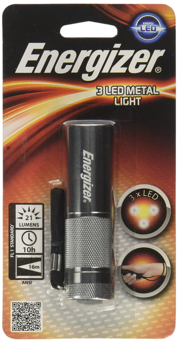 Best Value Energizer Metal Light 3 LED, 21 lumens, 16 m range