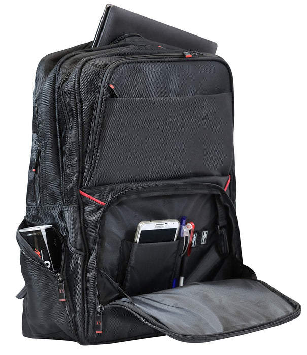 Monolith Laptop Backpack Motion II 15.6 Inch Polyester Black 34.5 x 17 x 51 cm