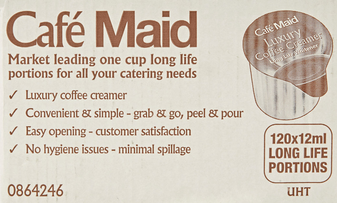 Best Value Cafe Maid Luxury Coffee Creamer Pots 12 ml (Pack of 120)