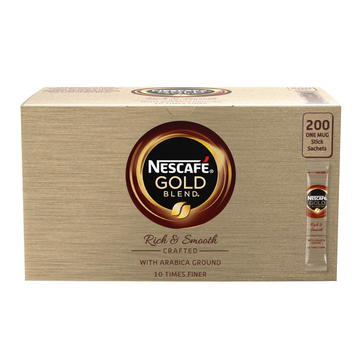 Best Value NESCAF GOLD Blend Instant Coffee Stick Packs, Box of 200