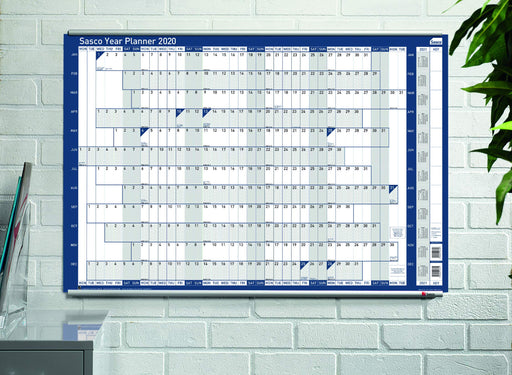 Track for SASCO Mounted Year Planner Aluminium 91.5 cm Pack of 2