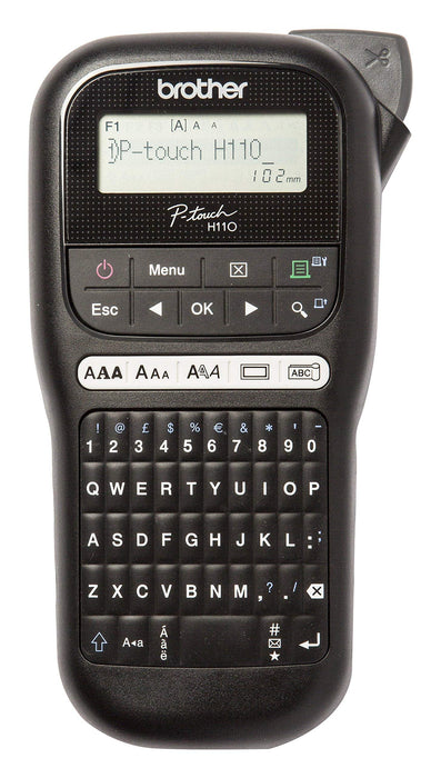 Best Value Brother PT-H110 Label Maker, P-Touch Labeller, QWERTY Keyboard, Handheld