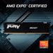 Kingston FURY Beast - DDR5 - kit - 16 GB: 2 x 8 GB - DIMM 288-pin - 5200 MHz / PC5-41600 - CL36 - 1.25 V - unbuffered - on-die ECC - black