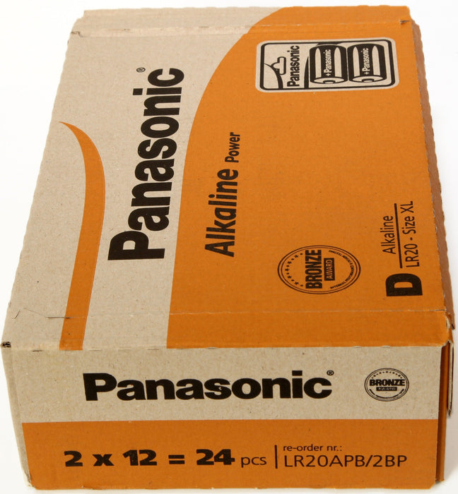 Best Value Panasonic LR20APB/2BP D Alkaline Power Batteries (Pack of 2)