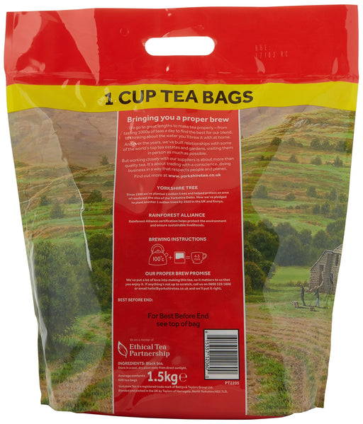 Yorkshire Tea Tea Bags Pack Of 600