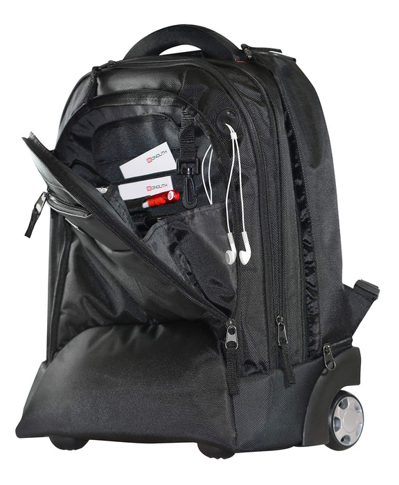 Best Value Monolith 3207 2-in-1 Wheeled Laptop Backpack - Black