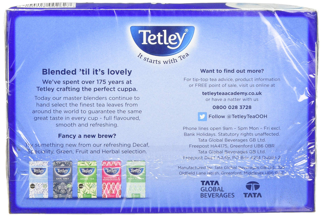 Tetley Black Tea Bags Pack of 100