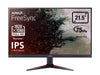 Best Value Acer Nitro VG220Qbmiix 21.5 Inch FHD Gaming Monitor, Black (IPS Panel, FreeSync, 1ms, ZeroFrame, HDMI, VGA) Black/Red