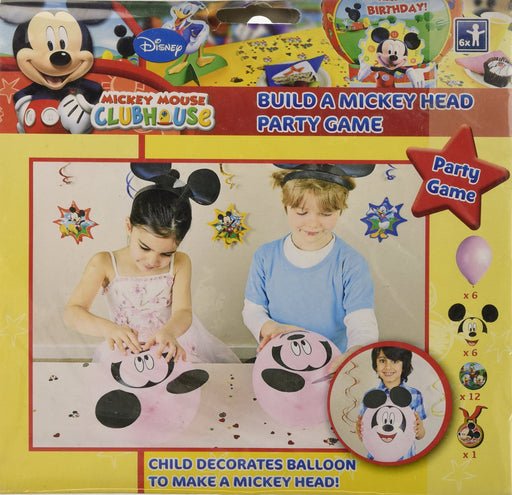 Disney: Mickey Mouse Clubhouse - Build A Mickey Head Party Game