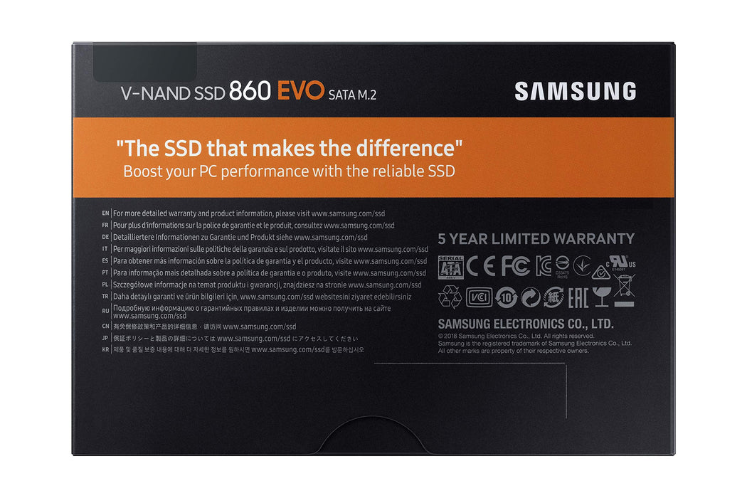 Best Value Samsung 860 EVO M.2 250 GB SATA M.2 Internal SSD