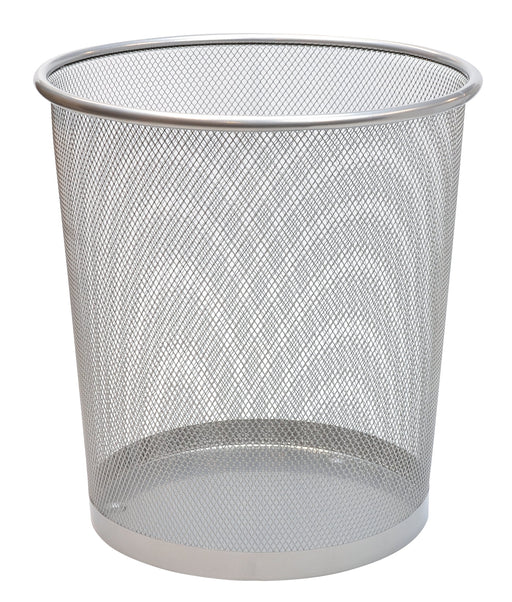 Office Depot Bin Silver 15 L Mesh, Metal 26 x 27 x 28 cm