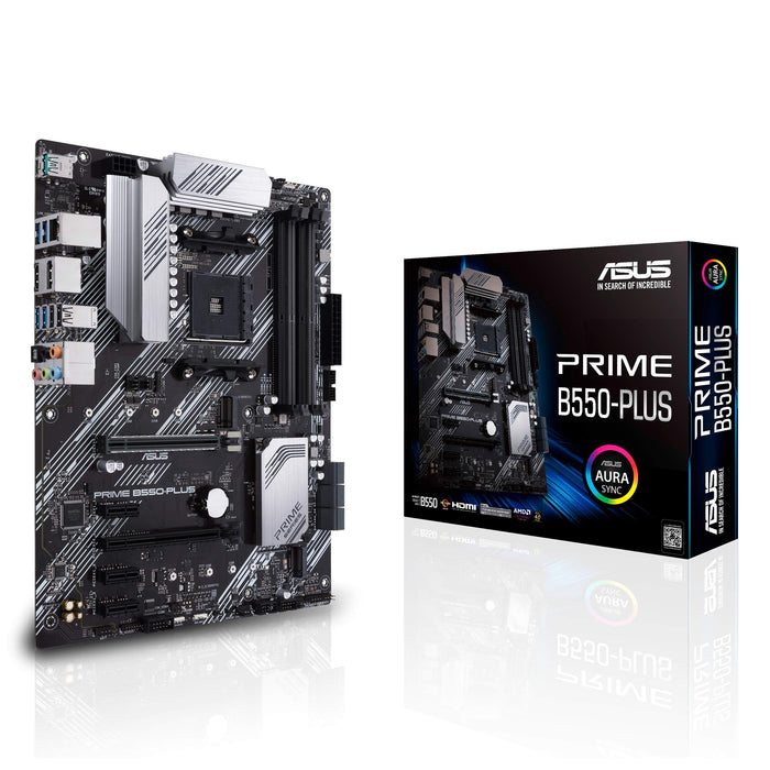 ASUS TUF GAMING B550M-PLUS WIFI II - Motherboard - micro ATX - Socket AM4 - AMD B550 Chipset - USB-C Gen2, USB 3.2 Gen 1, USB 3.2 Gen 2 - 2.5 Gigabit LAN, Wi-Fi 6, Bluetooth - onboard graphics (CPU required) - HD Audio (8-channel)