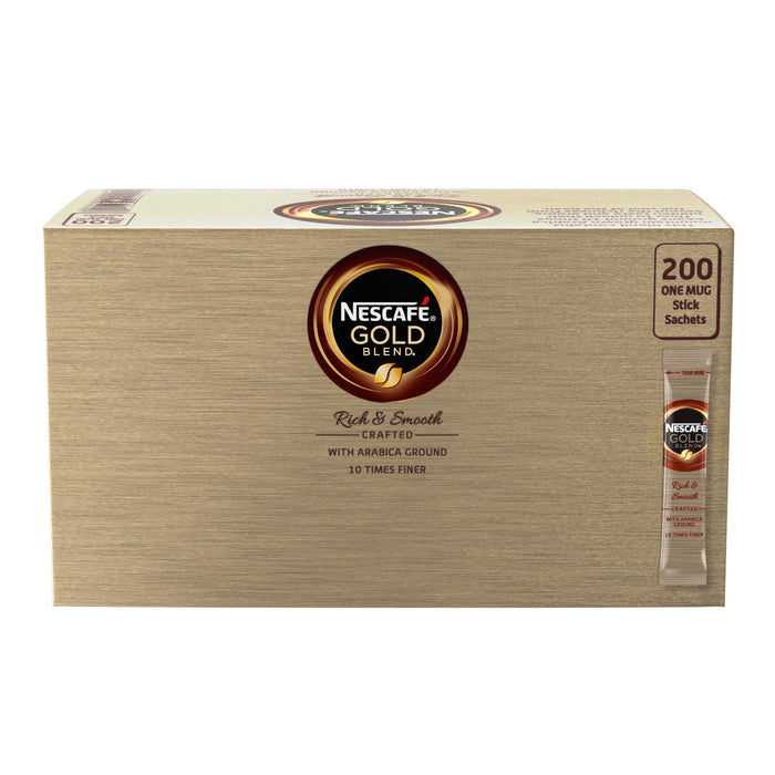 Best Value NESCAF GOLD Blend Instant Coffee Stick Packs, Box of 200