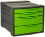 Rexel Choices Drawer Cabinet (Grey/Green) 2115612