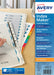 Best Value Avery 01814061 A4 IndexMaker Unpunched Dividers with Printable Tabs, 5 Part Dividers - White