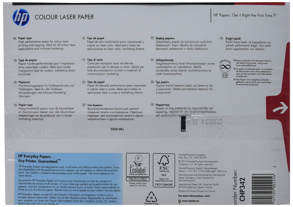 HP A4 Printer Paper White 120 gsm Matt 500 Sheets