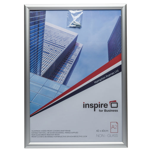 Best Value Hampton Frames SNAP Poster Certificate Photo Display Snap Frame Silver A1 (59x84cm) SNAPA1S