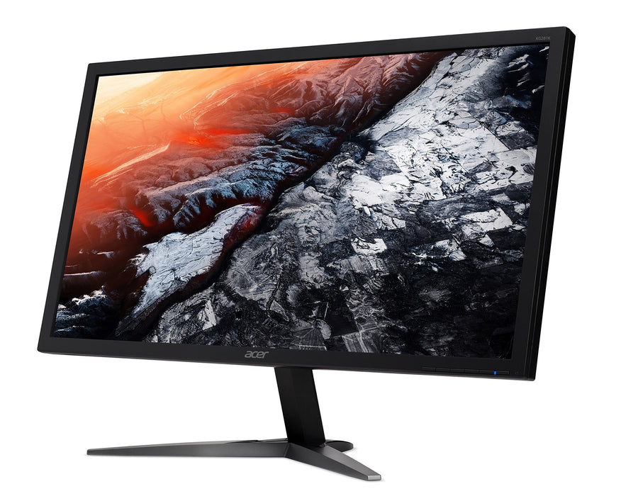 Best Value Acer KG281Kbmiipx 28 Inch UHD Gaming Monitor, Black/Silver (TN Panel, FreeSync, 1 ms, DP, HDMI)