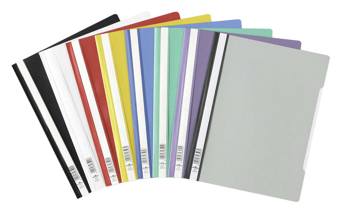 Best Value Durable Clear View Folder/Report File A4, Red, Extra Wide, Pack of 50, 257003