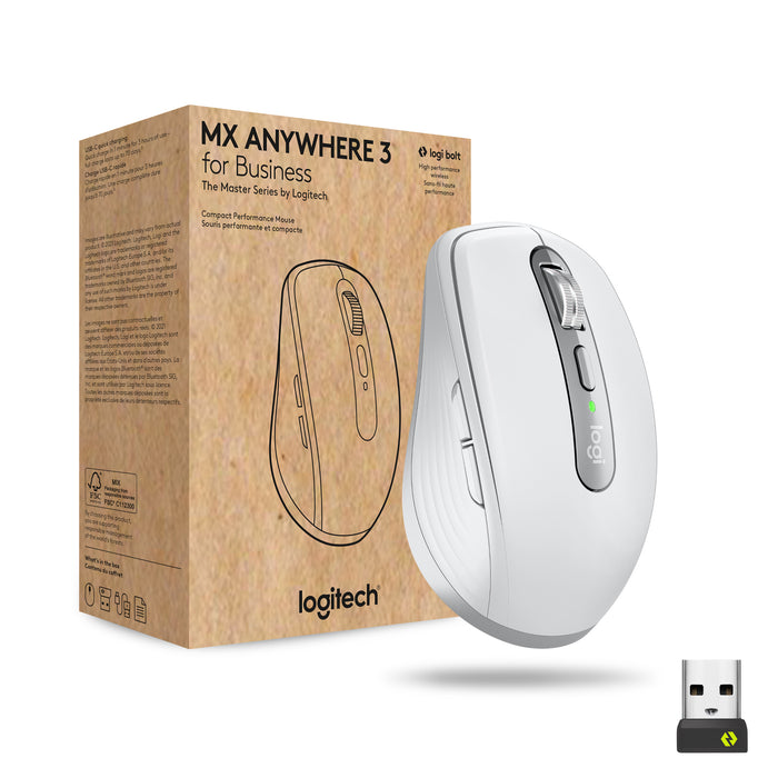 Logitech - BUSINESS PRODUCTS MX ANYWHERE 3 FOR BUSINESS - PALE GREY - EMEA