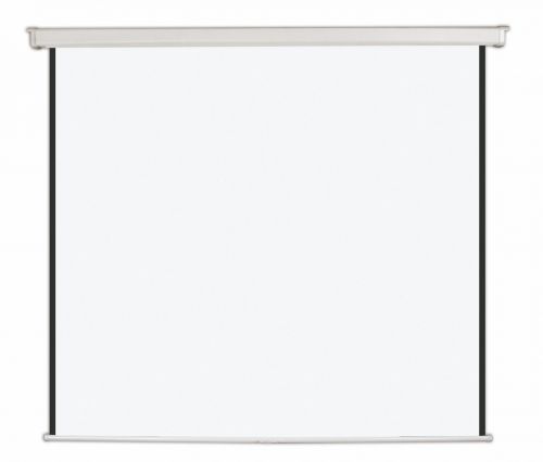 Best Value Bi-Office Wall Screen Black Border White Housing 244x244