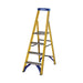 Abru Fibreglass Platform Stepladder 4 Tread Yellow 7170418