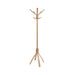 Alba Cafe Coat Stand 550x550x1760mm Light Wood ALB01243