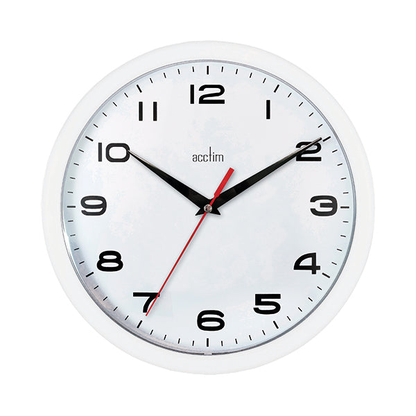 Acctim Aylesbury Wall Clock White 92/301