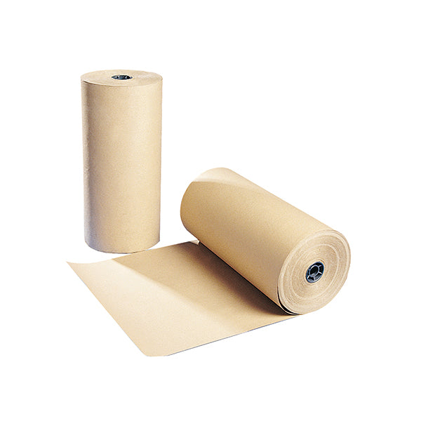 Polythene Coated Kraft Paper Roll 900mmx100m Brown 70080