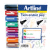 Artline 2-in-1 Whiteboard Marker Bullet/Chisel Tip Assorted (Pack of 8) EK525TA