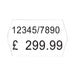 Avery Dennison 2-Line Permanent Label 16x26mm White (Pack of 12000) WP1626