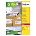 Avery Laser Labels Recycled 1 Per Sheet White (Pack of 100) LR7167-100