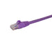 StarTech.com N6PATC50CMPL 0.5 m Cat6 Short Ethernet Patch Cable with Snagless RJ45 Connectors - Purple