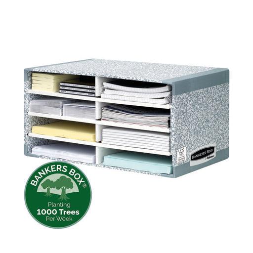 Bankers Box System Desktop Sorter Grey (Pack of 5) 08750