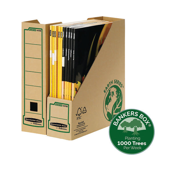 Bankers Box Earth Series Magazine File Brown (Pack of 20) 4470001