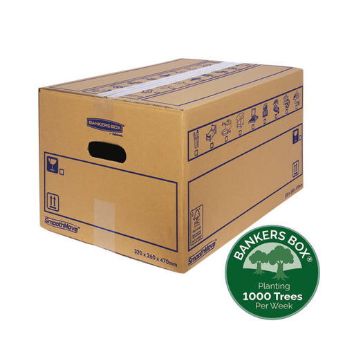 Bankers Box SmoothMove Standard Moving Box 320x260x470mm (Pack of 10) 6207201