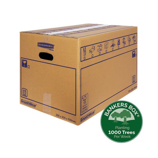 Bankers Box SmoothMove Standard Moving Box 350x350x550mm (Pack of 10) 6207301