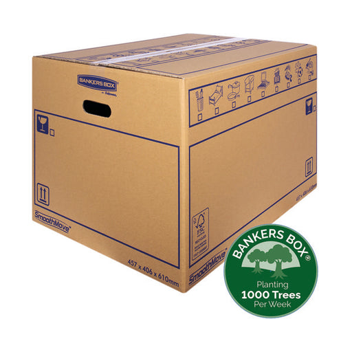 Bankers Box SmoothMove Standard Moving Box 460x410x610mm (Pack of 10) 6207501