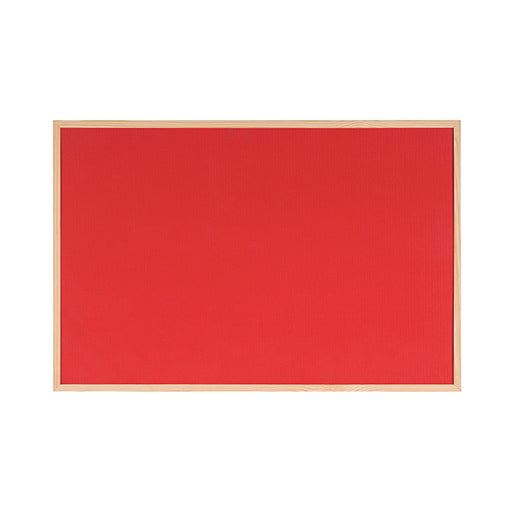 Bi-Office Double-Sided Board Cork And Felt 600x900mm Red FB0710010