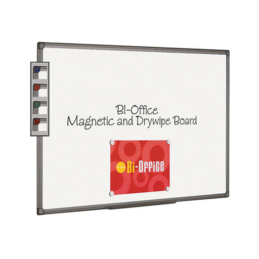 Bi-Office Aluminium Finish Magnetic Whiteboard 1200x900mm MB1406186