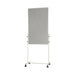 Bi-Office White Portable Duo Board and Flipchart Easel EA4724075