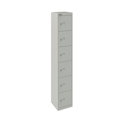 Bisley 6 Door Locker 305x305x1802mm Goose Grey CLK126 GOOSE