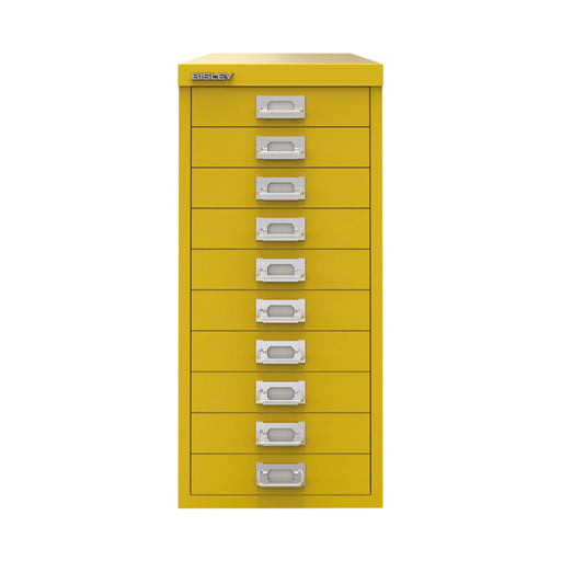 Bisley 10 Multidrawer Cabinet 279x380x590mm Canary Yellow BY78744