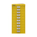 Bisley 10 Multidrawer Cabinet 279x380x590mm Canary Yellow BY78744