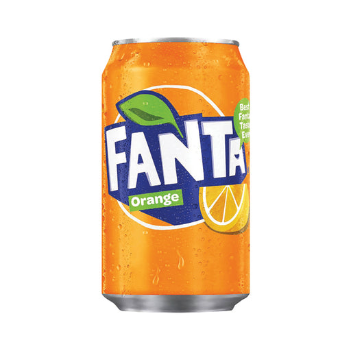 Fanta Orange Soft Drink 330ml Can (Pack of 24) 402006 A00769