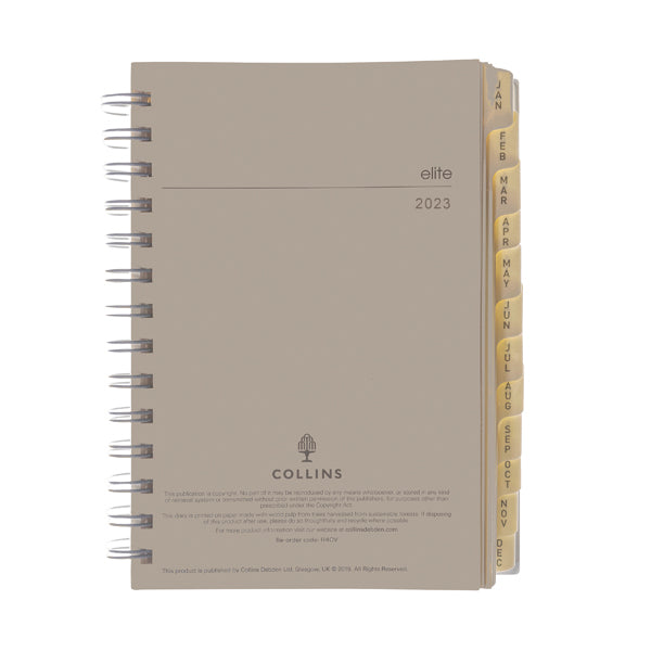 Collins Elite Compact Day Per Page Refill 2023 1140R